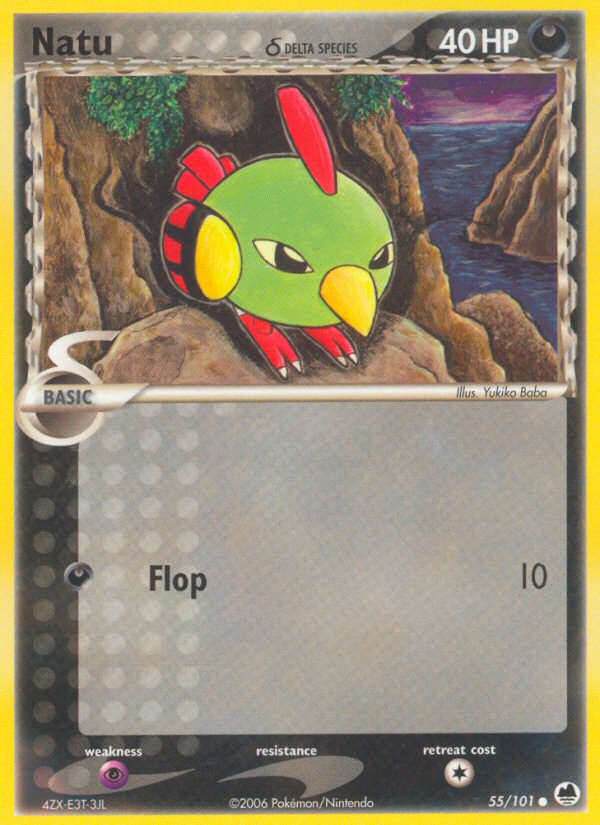 Natu (55/101) (Delta Species) [EX: Dragon Frontiers] | Exor Games Dartmouth