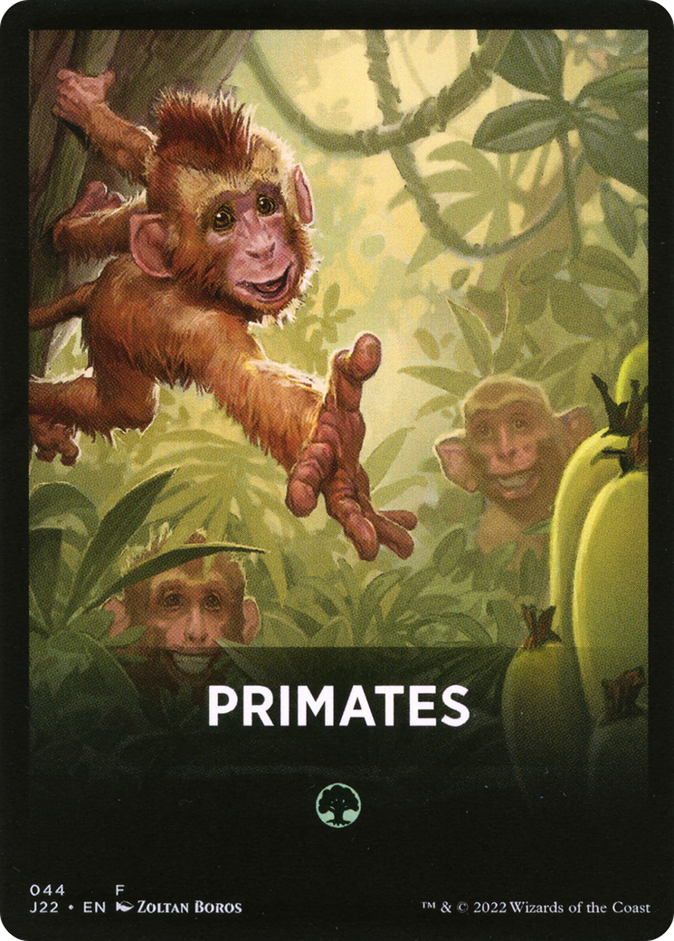 Primates Theme Card [Jumpstart 2022 Front Cards] | Exor Games Dartmouth