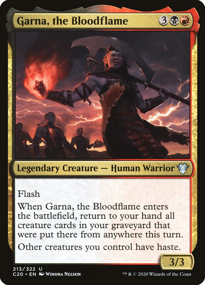 Garna, the Bloodflame [Commander 2020] | Exor Games Dartmouth