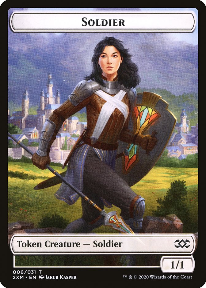 Soldier Token [Double Masters] | Exor Games Dartmouth