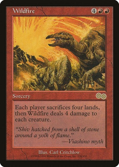 Wildfire [Urza's Saga] | Exor Games Dartmouth