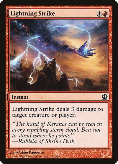 Lightning Strike [Theros] | Exor Games Dartmouth
