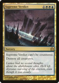 Supreme Verdict [Return to Ravnica Promos] | Exor Games Dartmouth