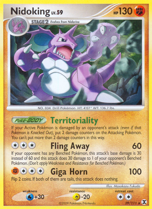 Nidoking (29/111) [Platinum: Rising Rivals] | Exor Games Dartmouth