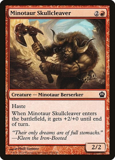 Minotaur Skullcleaver [Theros] | Exor Games Dartmouth