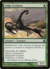 Sedge Scorpion [Theros] | Exor Games Dartmouth