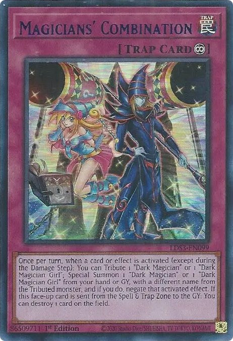 Magicians' Combination (Blue) [LDS3-EN099] Ultra Rare | Exor Games Dartmouth