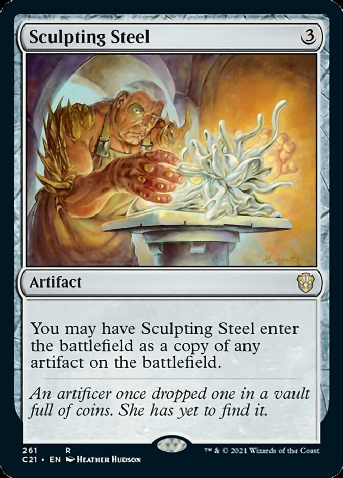 Sculpting Steel [Commander 2021] | Exor Games Dartmouth