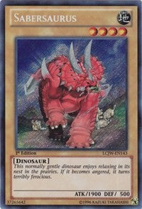 Sabersaurus [LCJW-EN143] Secret Rare | Exor Games Dartmouth