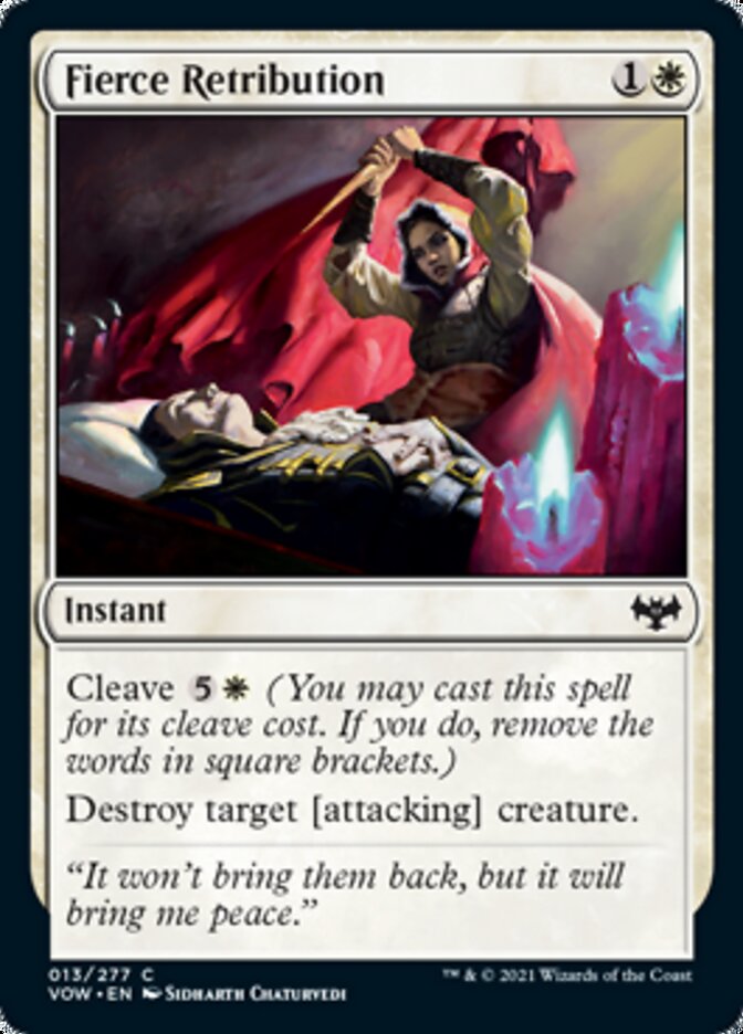 Fierce Retribution [Innistrad: Crimson Vow] | Exor Games Dartmouth