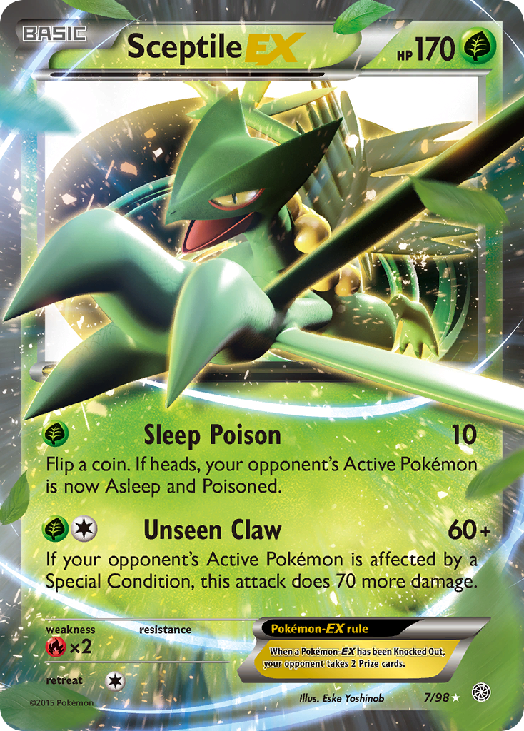 Sceptile EX (7/98) [XY: Ancient Origins] | Exor Games Dartmouth