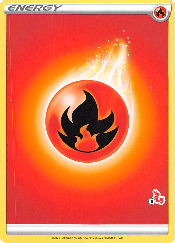 Fire Energy (Cinderace Stamp #3) [Battle Academy 2022] | Exor Games Dartmouth