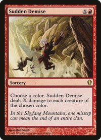 Sudden Demise [Commander 2013] | Exor Games Dartmouth
