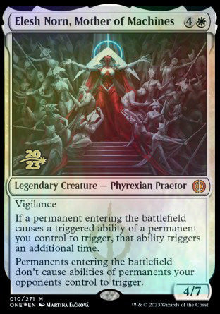 Elesh Norn, Mother of Machines [Phyrexia: All Will Be One Prerelease Promos] | Exor Games Dartmouth