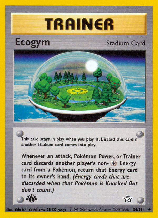 Ecogym (84/111) [Neo Genesis 1st Edition] | Exor Games Dartmouth