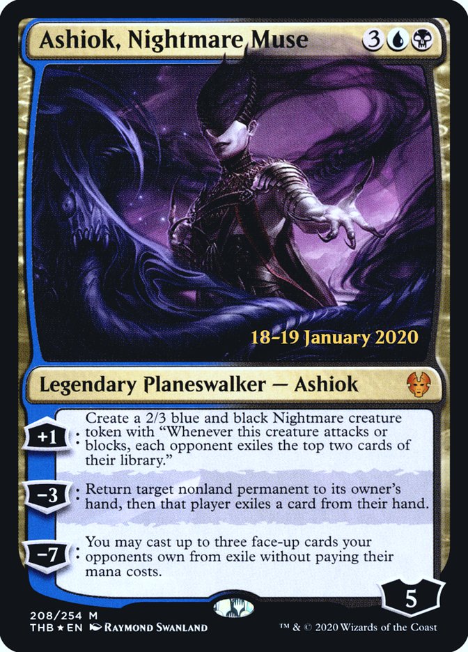 Ashiok, Nightmare Muse [Theros Beyond Death Prerelease Promos] | Exor Games Dartmouth