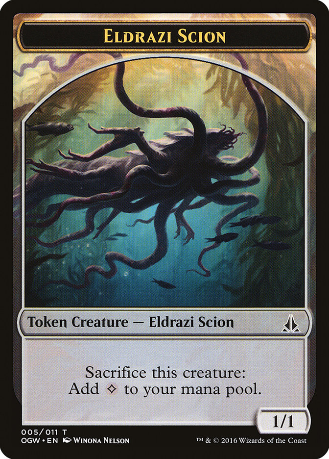 Eldrazi Scion (005/011) [Oath of the Gatewatch Tokens] | Exor Games Dartmouth