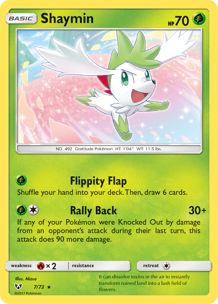 Shaymin (7/73) [Sun & Moon: Shining Legends] | Exor Games Dartmouth