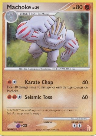 Machoke (4/11) [Diamond & Pearl: Trainer Kit - Lucario] | Exor Games Dartmouth