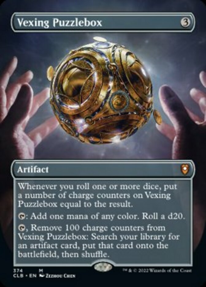 Vexing Puzzlebox (Borderless Alternate Art) [Commander Legends: Battle for Baldur's Gate] | Exor Games Dartmouth