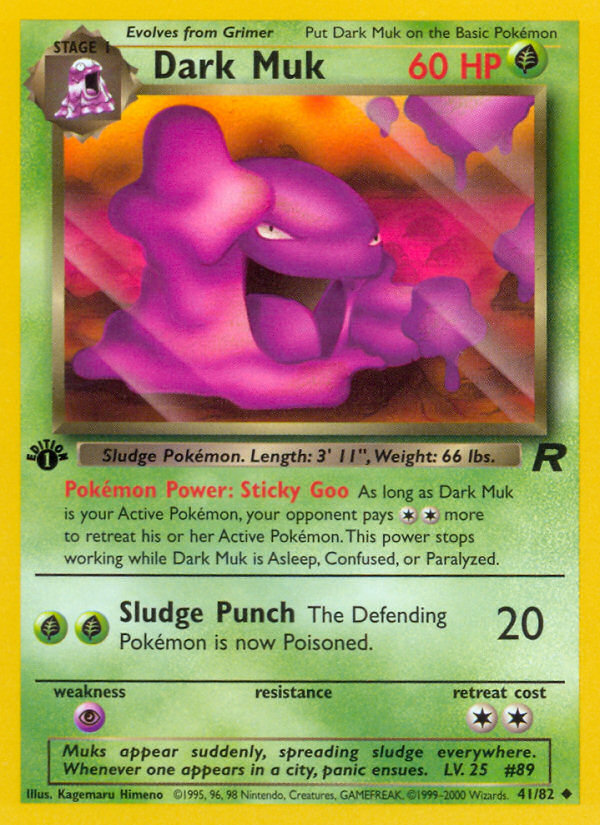 Dark Muk (41/82) [Team Rocket 1st Edition] | Exor Games Dartmouth