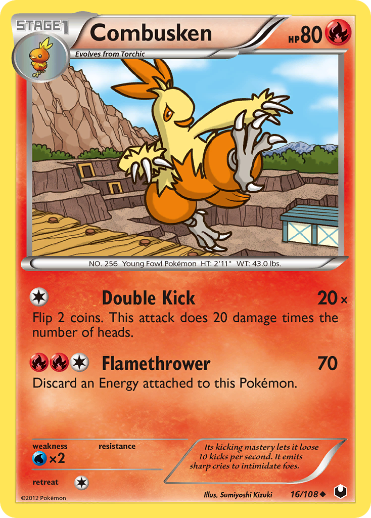 Combusken (16/108) [Black & White: Dark Explorers] | Exor Games Dartmouth