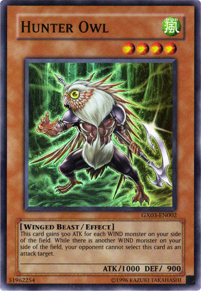 Hunter Owl [GX03-EN002] Super Rare | Exor Games Dartmouth