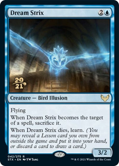 Dream Strix [Strixhaven: School of Mages Prerelease Promos] | Exor Games Dartmouth