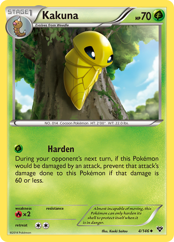 Kakuna (4/146) [XY: Base Set] | Exor Games Dartmouth