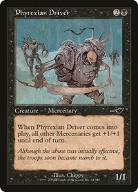 Phyrexian Driver [Nemesis] | Exor Games Dartmouth