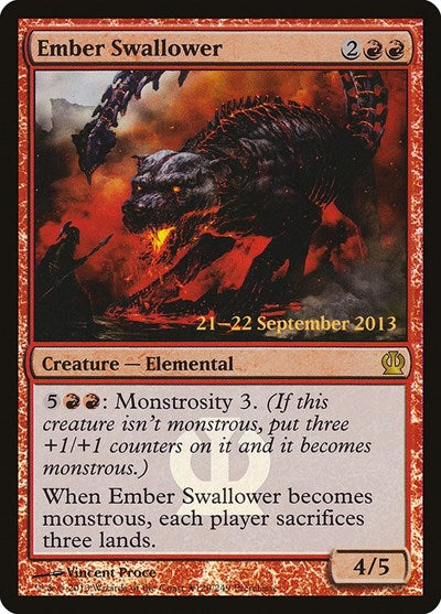 Ember Swallower [Theros Promos] | Exor Games Dartmouth