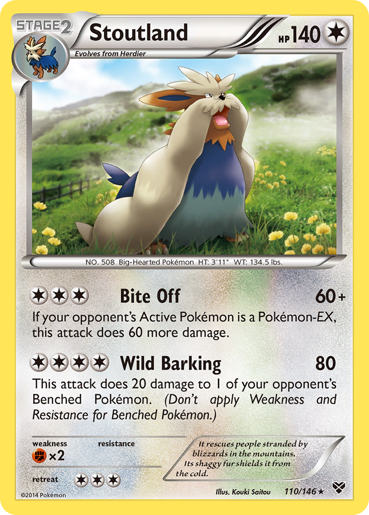 Stoutland (110/146) [XY: Base Set] | Exor Games Dartmouth