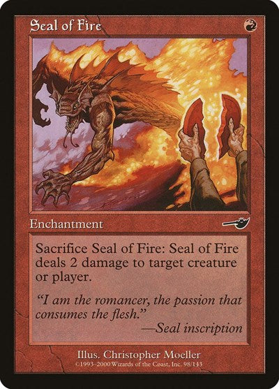 Seal of Fire [Nemesis] | Exor Games Dartmouth