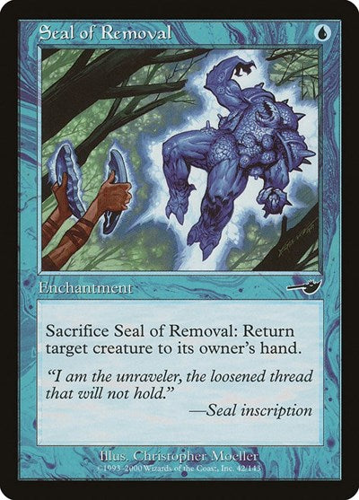 Seal of Removal [Nemesis] | Exor Games Dartmouth