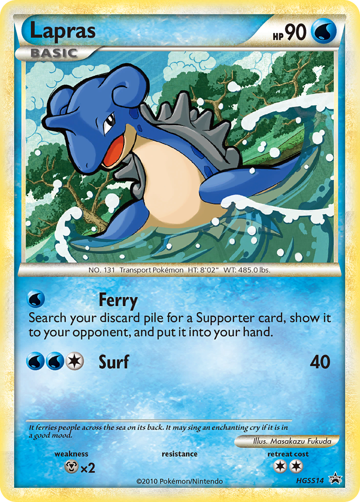 Lapras (HGSS14) [HeartGold & SoulSilver: Black Star Promos] | Exor Games Dartmouth