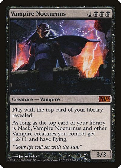 Vampire Nocturnus [Duels of the Planeswalkers 2012 Promos ] | Exor Games Dartmouth
