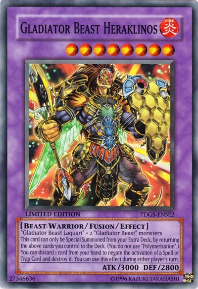 Gladiator Beast Heraklinos [TDGS-ENSE2] Super Rare | Exor Games Dartmouth