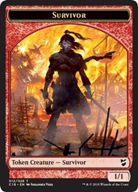 Survivor // Myr (023) Double-sided Token [Commander 2018 Tokens] | Exor Games Dartmouth