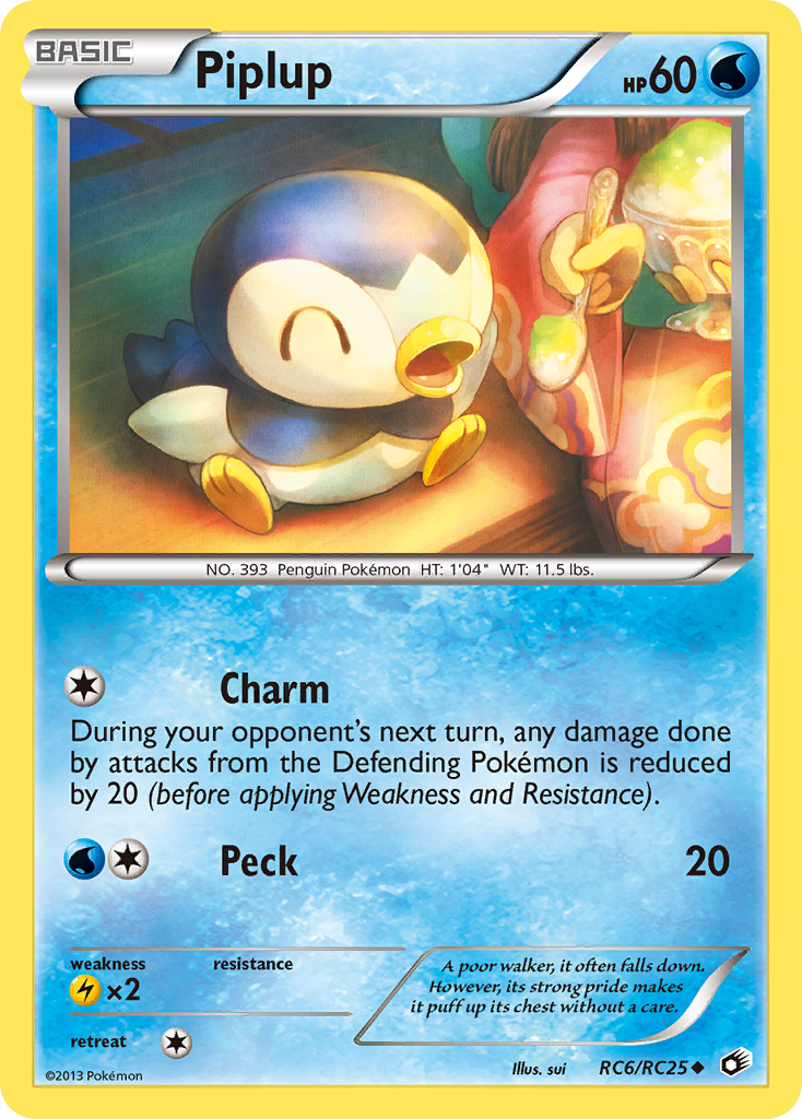 Piplup (RC6/RC25) [Black & White: Legendary Treasures] | Exor Games Dartmouth