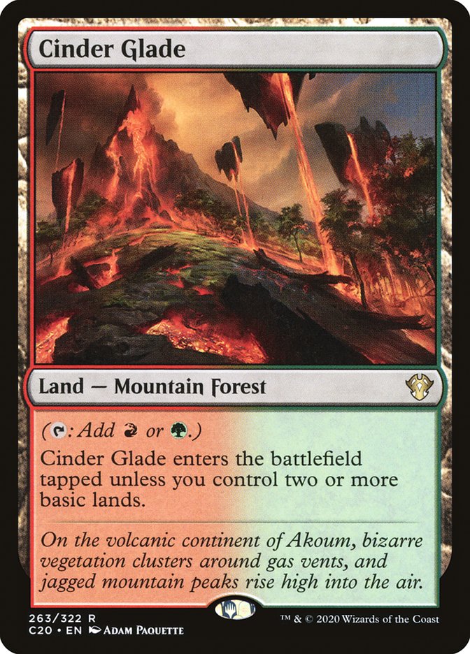 Cinder Glade [Commander 2020] | Exor Games Dartmouth