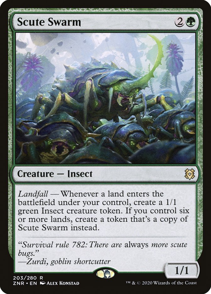 Scute Swarm [Zendikar Rising] | Exor Games Dartmouth