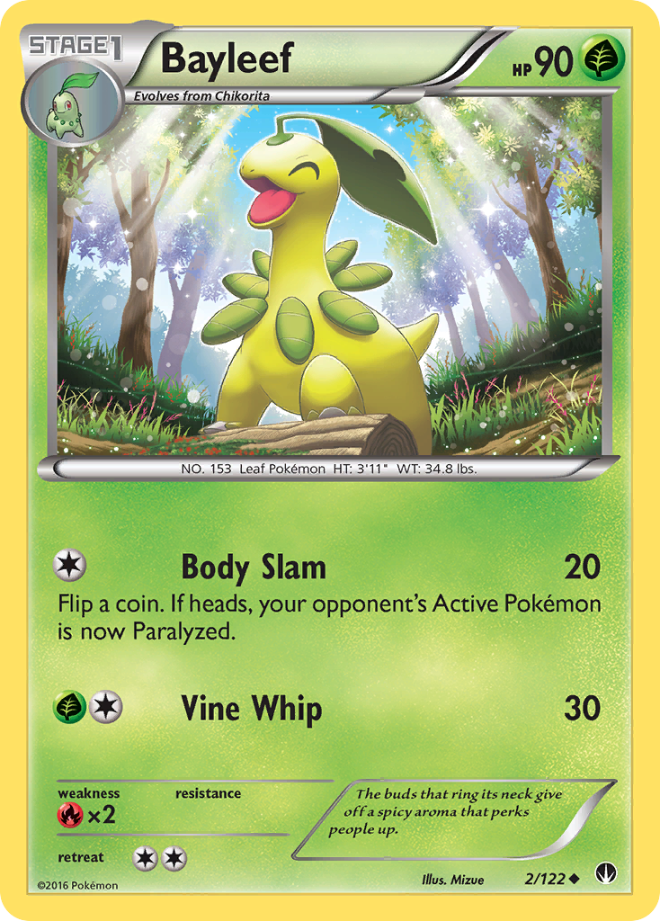 Bayleef (2/122) [XY: BREAKpoint] | Exor Games Dartmouth