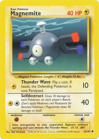 Magnemite (53/102) [Base Set Unlimited] | Exor Games Dartmouth