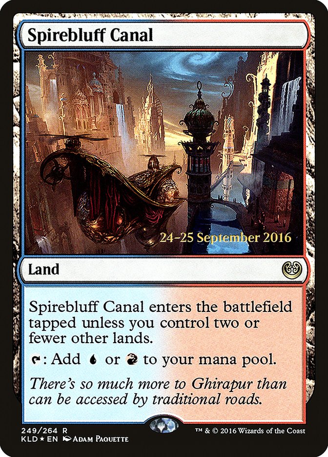 Spirebluff Canal  [Kaladesh Prerelease Promos] | Exor Games Dartmouth