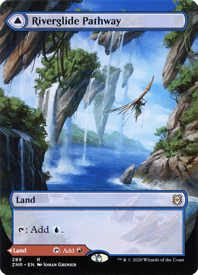 Riverglide Pathway // Lavaglide Pathway (Borderless) [Zendikar Rising] | Exor Games Dartmouth