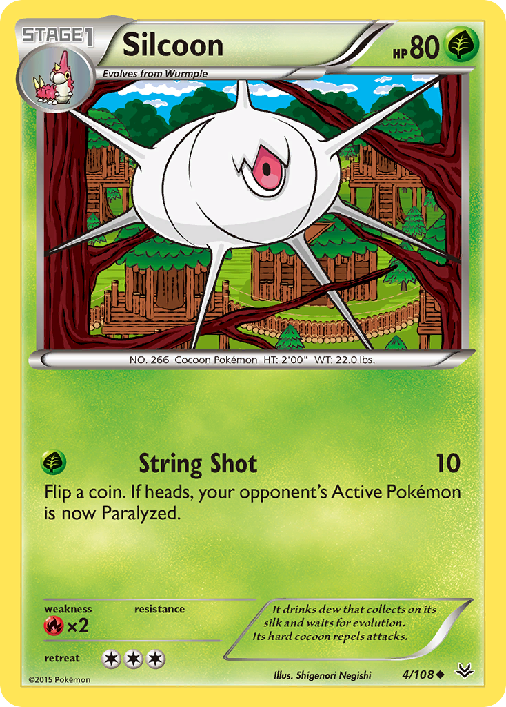 Silcoon (4/108) [XY: Roaring Skies] | Exor Games Dartmouth