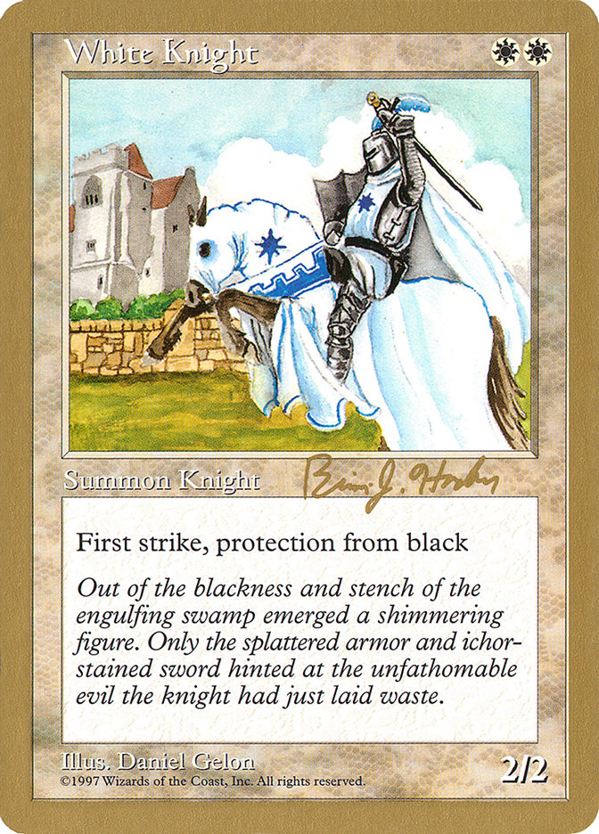 White Knight (Brian Hacker) [World Championship Decks 1998] | Exor Games Dartmouth