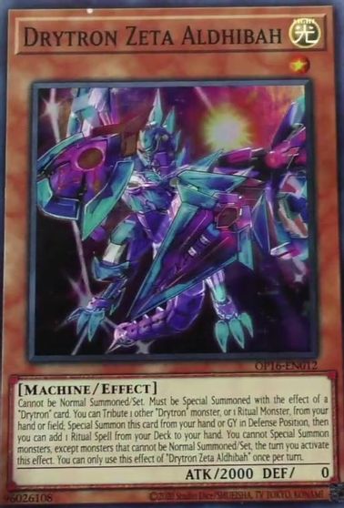 Drytron Zeta Aldhibah [OP16-EN012] Super Rare | Exor Games Dartmouth