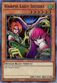 Harpie Lady Sisters (Green) [LDS2-EN065] Ultra Rare | Exor Games Dartmouth