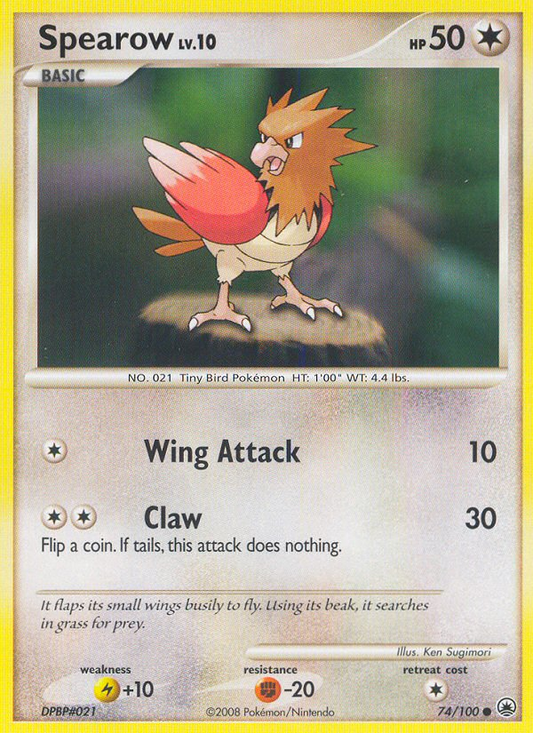 Spearow (74/100) [Diamond & Pearl: Majestic Dawn] | Exor Games Dartmouth